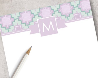 Lilac Dream Custom Note Pad | Monogrammed Note Pad Available in several sizes and as a Set