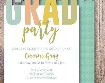 GRAD Party Invite