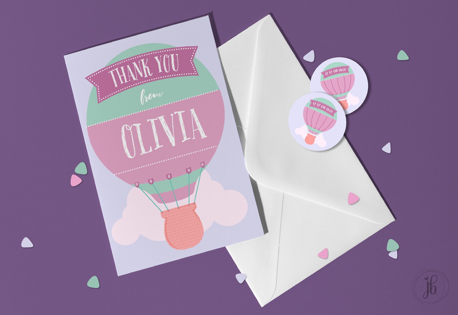 Balloon Ride Thank You Notes - Etsy