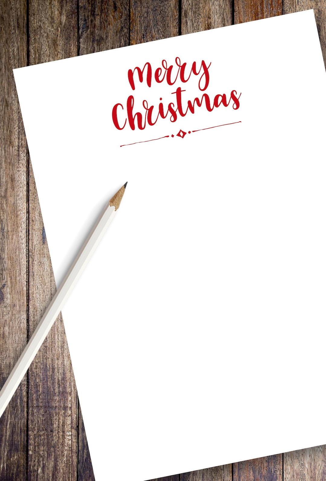 Merry Christmas Custom Holiday Note Pad Monogrammed Note Pad