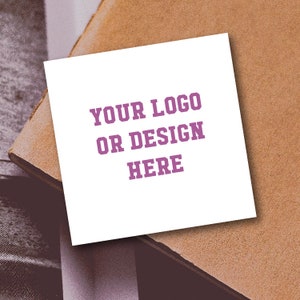 Custom Logo Tag or Sticker | Business Stickers or Tags
