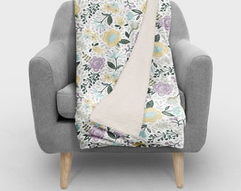 Wildflowers Personalized Blanket