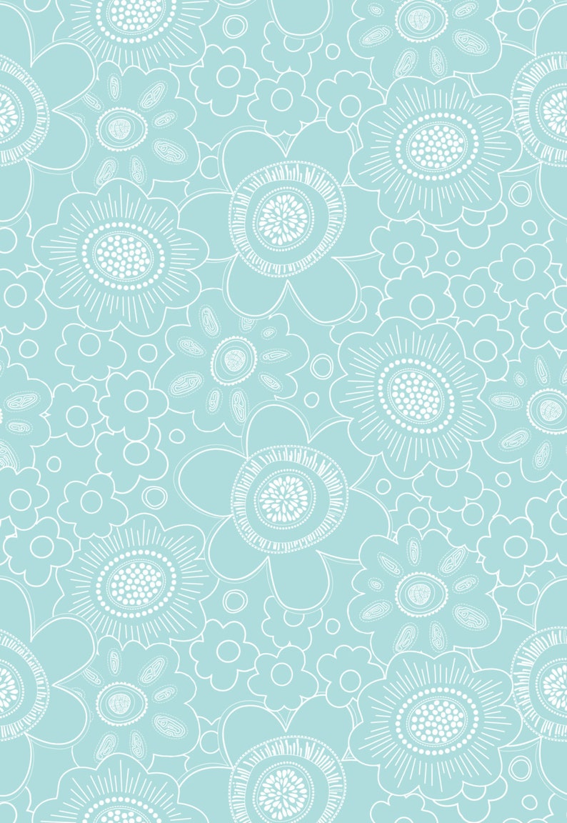 Teal Mulberry 20 x 29 Gift Wrap image 3