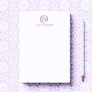 Socially Simple Note Pad | Custom Note Pad | Available in several sizes, four font colors and as a Set