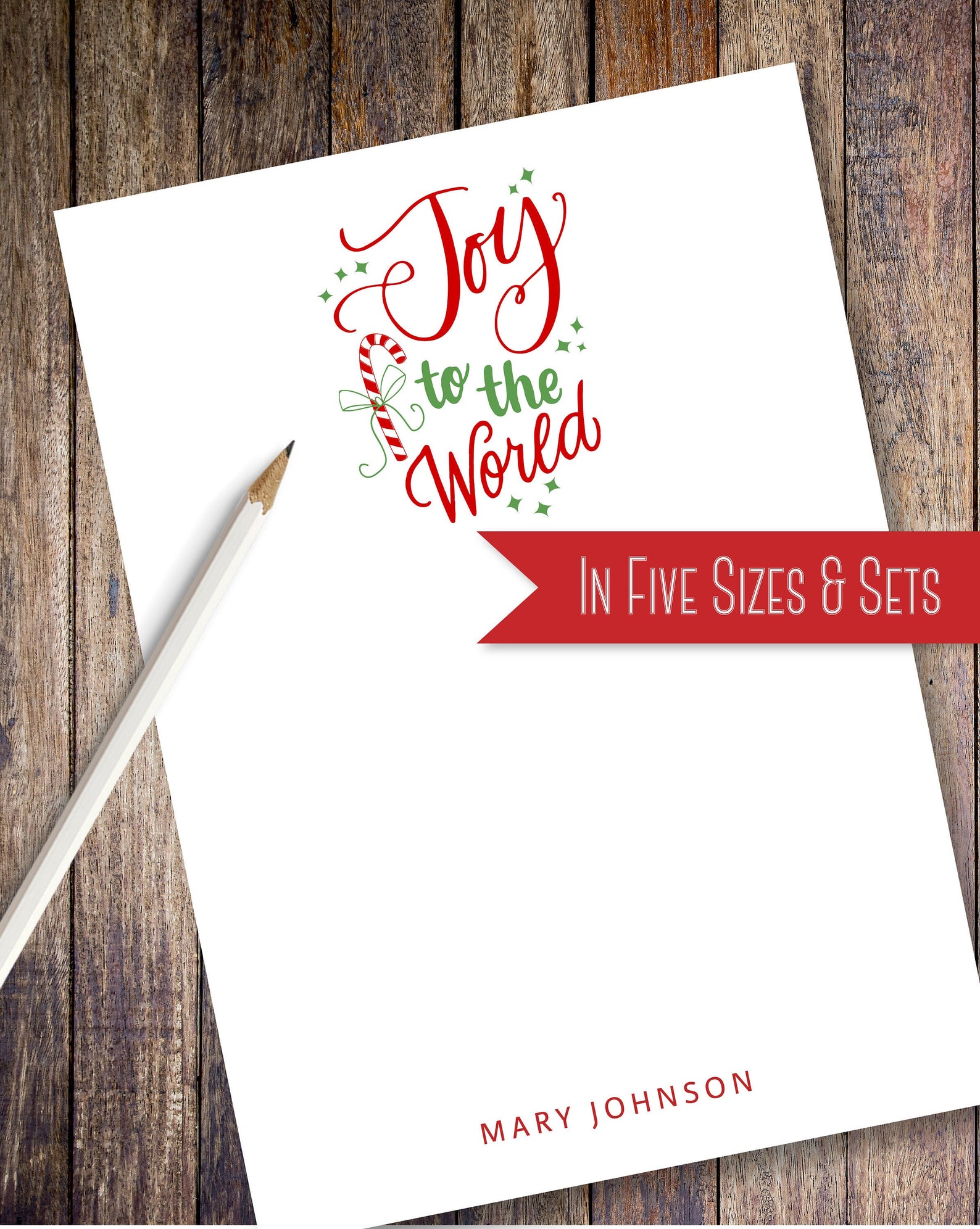 Personalized Christmas Note Printable