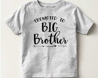 Promoted to Big Sister or Brother Youth or Toddler TShirt | Available in 6 Colors