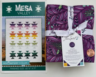 Spirit Animal by Tula Pink - 8 Fat Quarter Bundle - Factory Cut Fabric - Mesa Valley Quilt Pattern