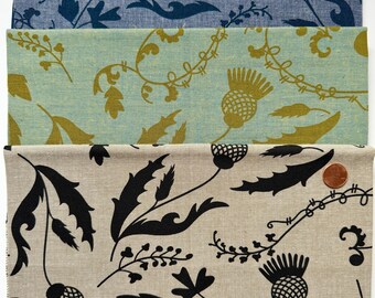 Ex Libris Botany CHAMBRAY - Alison Glass - 3 Half Yard Bundle - OOP