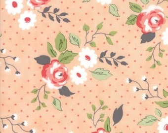 Nest by Lella Boutique for Moda Fabric - Pink Main Floral  - Half Yard
