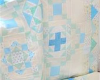Sea Glass BOM Quilt Kit by Fig Tree Quilts – Complete Original Mystery Block of the Month – 2020