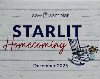 DESTASH  - Sew Sampler Box - December 2025 - Starlit Homecoming - Allison Harris