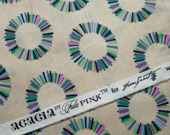 Tula Pink Acacia - Pineapple Slices in Sugar - Half Yard - Free Spirit Fabric - OOP