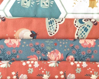 Acorn Trail & Fort Firefly by Teagan White for Birch Organics - Fat Quarter Bundle