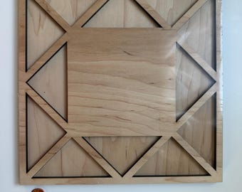 Wood Cross Stitch Display Board - 5"x5" center