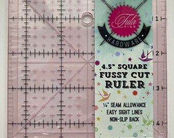 4.5” Square Fussy Cut Ruler by Tula Pink Hardware