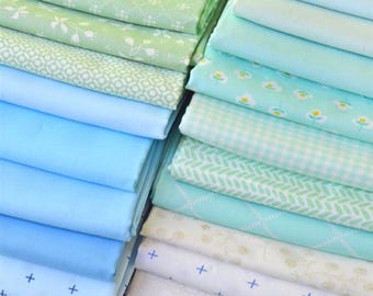 Sea Glass Mystery BOM Quilt Kit by Fig Tree Quilts – Complete Original Mystery Block of the Month – 2020