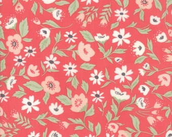Garden Variety by Lella Boutique for Moda Fabrics - Pink Main Floral Quilting Cotton - Half Yard