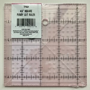 4.5 Square Fussy Cut Ruler by Tula Pink Hardware image 2