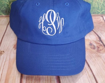 initials on hats