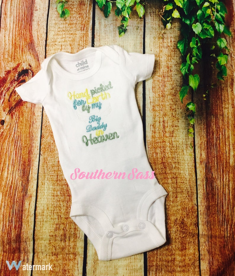 New Personalised Baby Vests Bodysuits for Boys Girls My Daddy is in The S.A.S