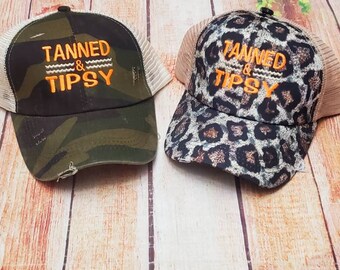 Tanned and Tipsy Hat - Etsy