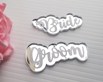 Modern Mirror Wedding Place Setting- Set Of 10 -Wedding Place Cards - Wedding Place Names - Keyrings Guest Seating  Wedding Seating  Wedding