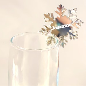 Julsnöflingor Platsnamn / Dekorationer - Bröllopsnamn - Bröllopsmottagning - Gästplatser - Bröllopsplatser