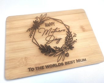 Mother's Day Cutting Chopping Board - Perfect Gift - For Mum - House Warming