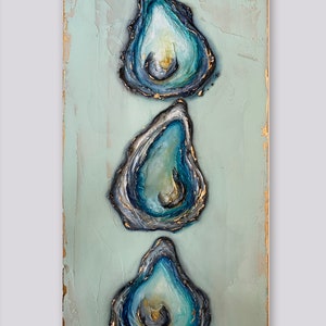 Triple Oyster Shell Knife Painting The Louisiana Collection image 2