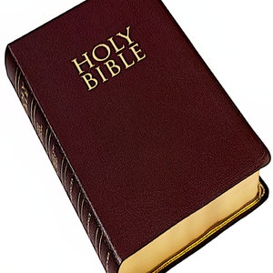 Holy Bible Birthday ~ Edible 2D Fondant Birthday Cake/Cupcake Topper ~ D22973