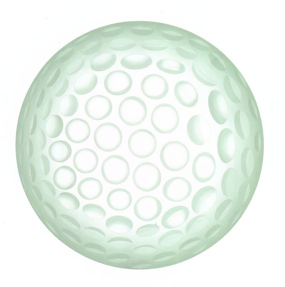 Golf Ball ~ Edible 2D Fondant Birthday Cake/Cupcake Topper ~ D264