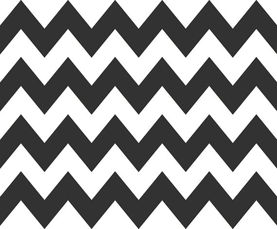 Black - Chevron Background Birthday ~ Edible 2D Fondant Birthday Cake/Cupcake Topper ~ D6300
