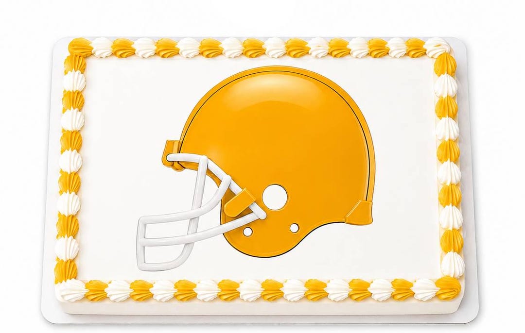 fondant football helmet Oasis Supply Mini Helmets – 1.5 Inch Plastic Cupcake & Cake Toppers, Party Favors, Cap Toppers, Assorted Colors, Set of 12 : Grocery & Gourmet Food 3D Football Helmet Cake Full