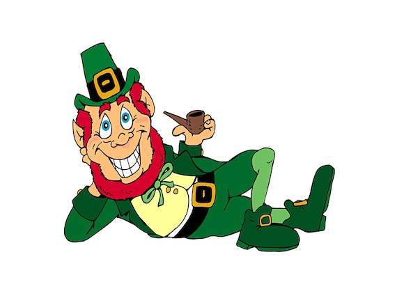 St. Patrick's Day Leprechaun  ~ Edible 2D Fondant Birthday Cake/Cupcake Topper ~ D1133