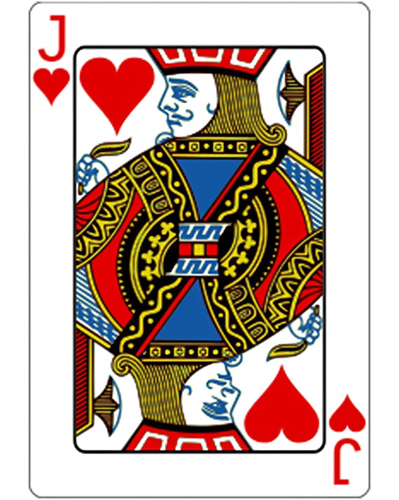 Jack of Hearts Poker Card Las Vegas Casino Birthday ~ Edible 2D Fondant Birthday Cake/Cupcake Topper ~ D21948