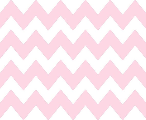 Big Pink - Chevron Background Birthday ~ Edible 2D Fondant Birthday Cake/Cupcake Topper ~ D9840