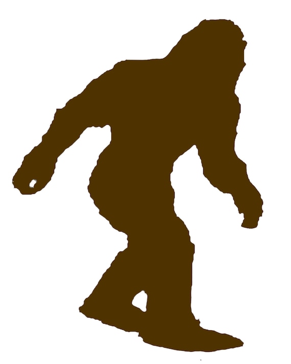 Brown Bigfoot Birthday Party ~ Edible 2D Fondant Birthday Cake/Cupcake Topper ~ D24316