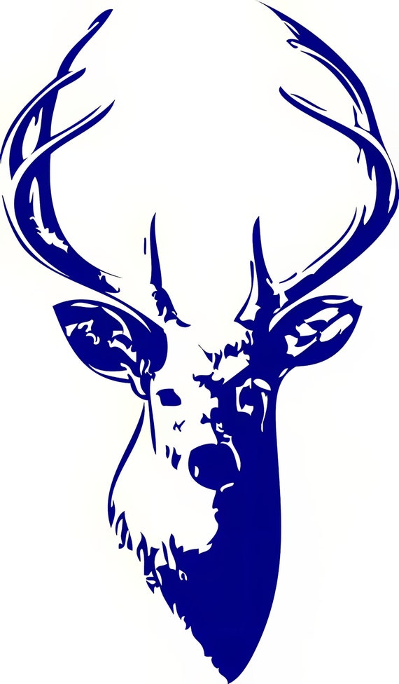 Blue Buck Deer Hunting Birthday ~ Edible 2D Fondant Birthday Cake/Cupcake Topper ~ D24032