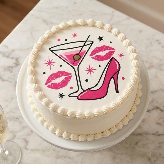 Adult Custom Edible Photo Cake Topper, Personalized Frosting Sheet, Bachelorette Party, Gag Gift, Your Image