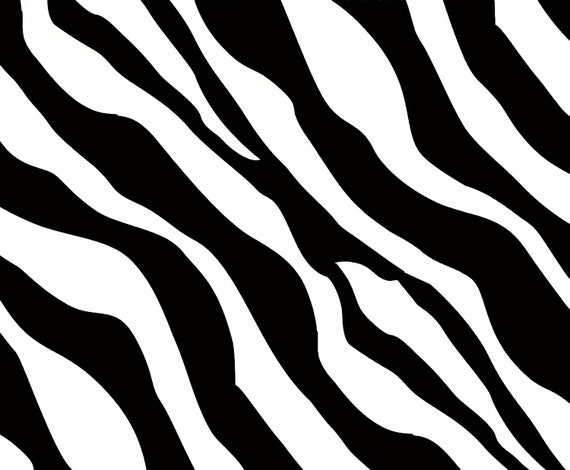 Zebra Print - Background Birthday ~ Edible 2D Fondant Birthday Cake/Cupcake Topper ~ D2196