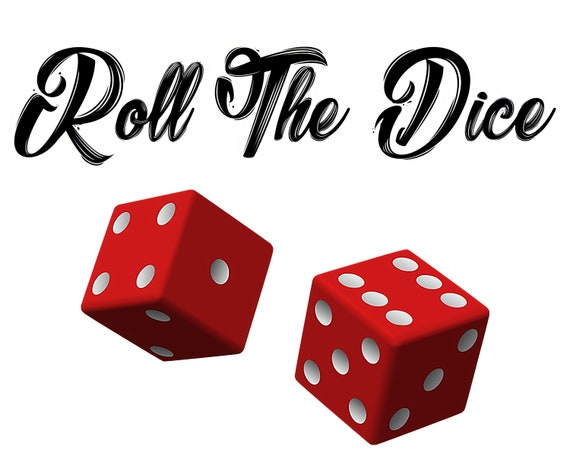 Casino Las Vegas Roll the Dice Birthday ~ Edible 2D Fondant Birthday Cake/Cupcake Topper ~ D22905