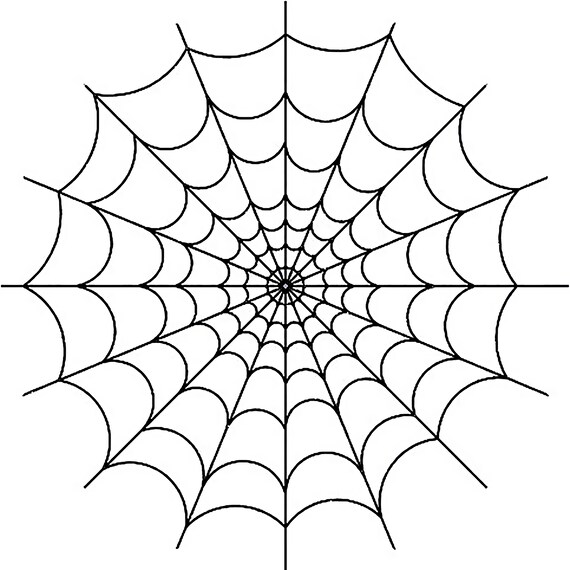 Halloween Spiderweb Birthday Background ~ Edible 2D Fondant Birthday Cake/Cupcake Topper ~ D20016