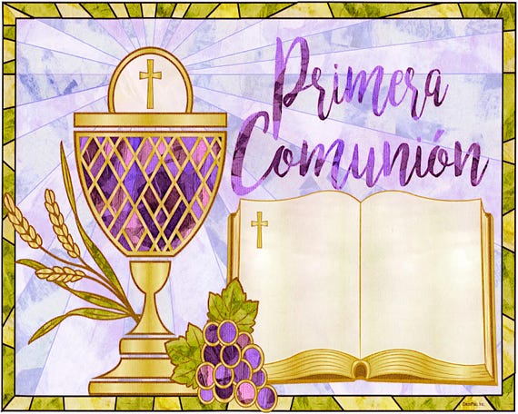 Primera Communion Bible Religious Birthday ~ Edible 2D Fondant Birthday Cake/Cupcake Topper ~ D24092
