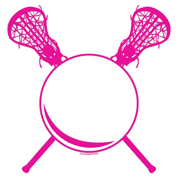 Pink Lacrosse Birthday ~ Edible 2D Fondant Birthday Cake/Cupcake Topper ~ D20632