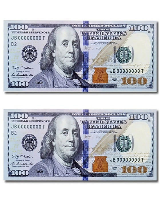 100 Dollar Bill Casino Las Vegas Birthday ~ Edible 2D Fondant Birthday Cake/Cupcake Topper ~ D24313