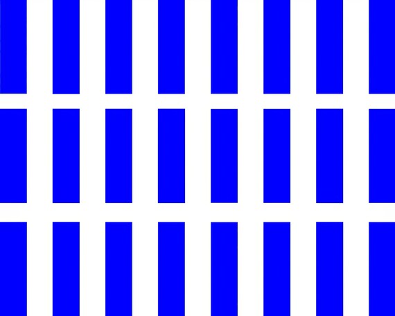 Vertical Blue & White Stripes Birthday Background - Side Strips ~ Edible 2D Fondant Birthday Cake Side Toppers ~ D21372