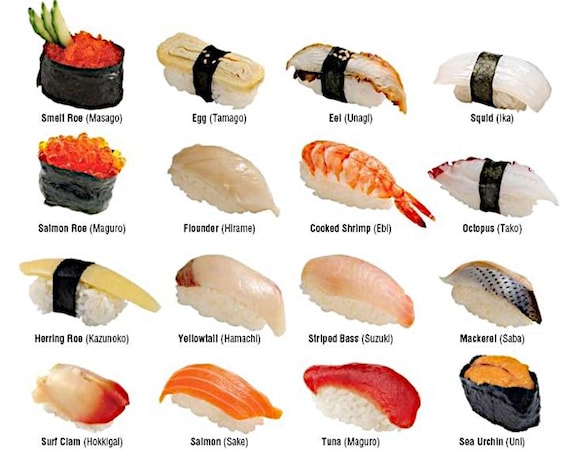 Sushi Japan Birthday ~ Edible 2D Fondant Birthday Cake/Cupcake Topper ~ D30000