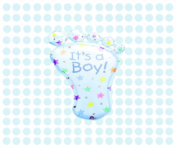 It's A Boy Baby Shower ~ Edible 2D Fondant Birthday Cake/Cupcake Topper ~ D20657