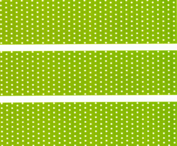 Green and White Dots - Birthday Background - Side Strips ~ Edible 2D Fondant Birthday Cake Side Toppers ~ D789