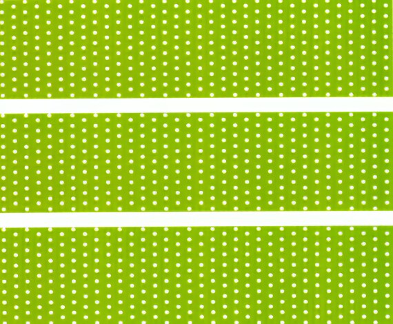 Green and White Dots - Birthday Background - Side Strips ~ Edible 2D Fondant Birthday Cake Side Toppers ~ D789